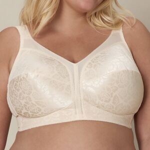 NEW / NWT - Playtex Cream Full Coverage Bra with Floral Design Style 4693
